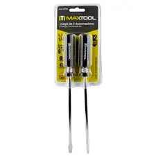 Juego de 2 desarmadores 1/4" x 6" standard y phillips 304706