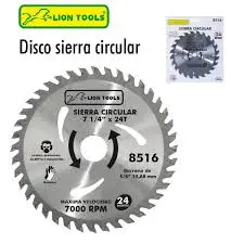 DISCO SIERRA CIRCULAR 7 1/4 LION TOOLS   8516