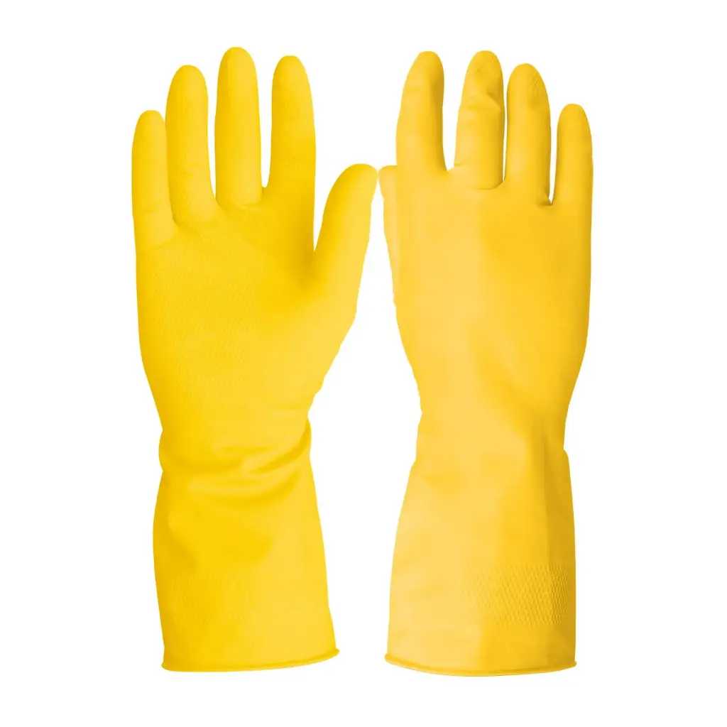 GUANTE LATEX LARGO P/LIMPIEZA G PRETUL (TRUPER) 23261