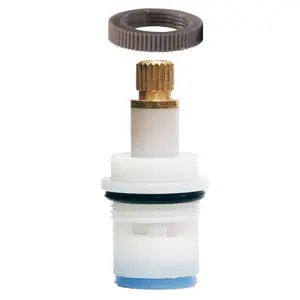 CARTUCHO PLASTICO FONTANERY C/TUERCA AJUSTE ESTRIA FINA (AGUA FRIA) 99006