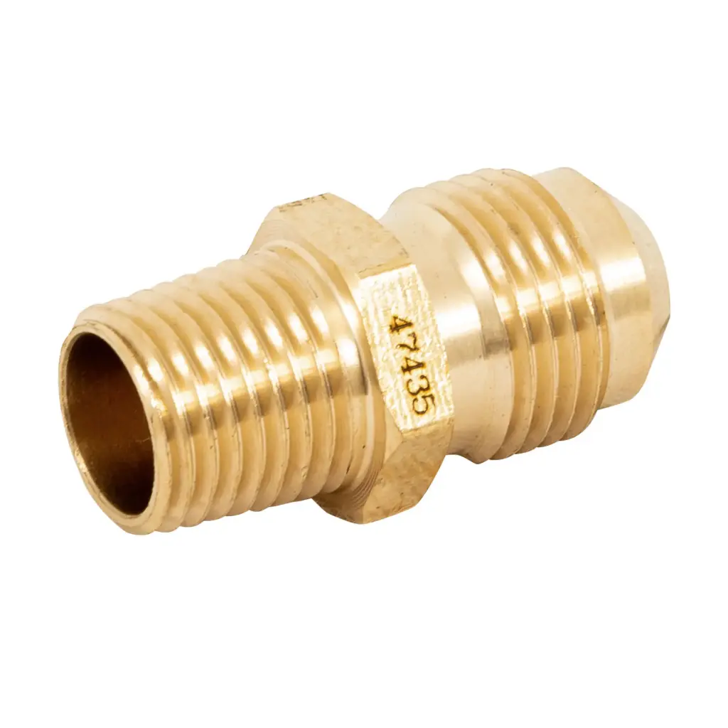 NIPLE TERMINAL 3/8 FLARE-1/4 NPT FOSET 47435