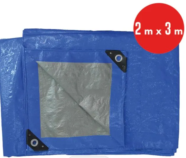 LONA AZUL DE POLIETILENO 2MTS X 3MTS 110G/M2 BYP LP11023A