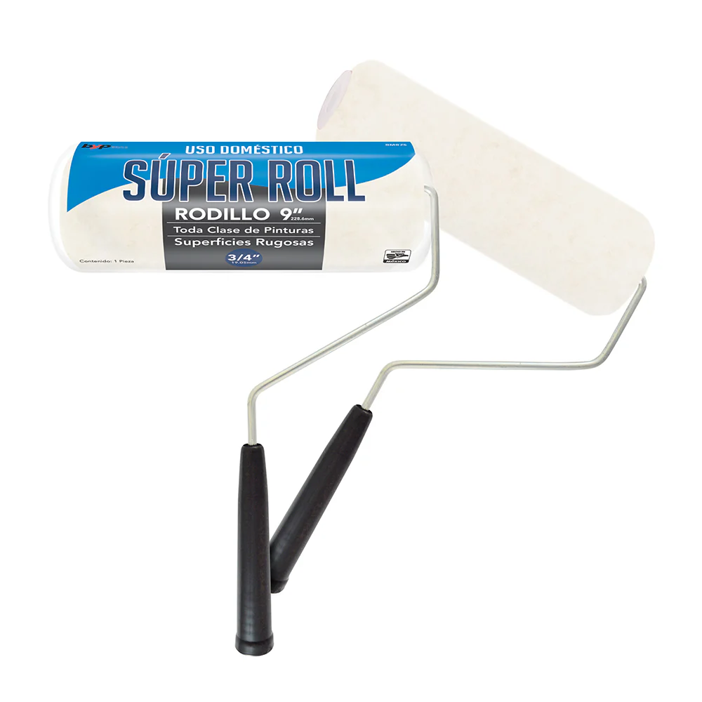 RODILLO 9" DOMESTICO 3/8" BYP