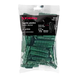 TAQUETE PLASTICO 1/2 BOLSA 50PZ FIERO (TRUPER) 40164