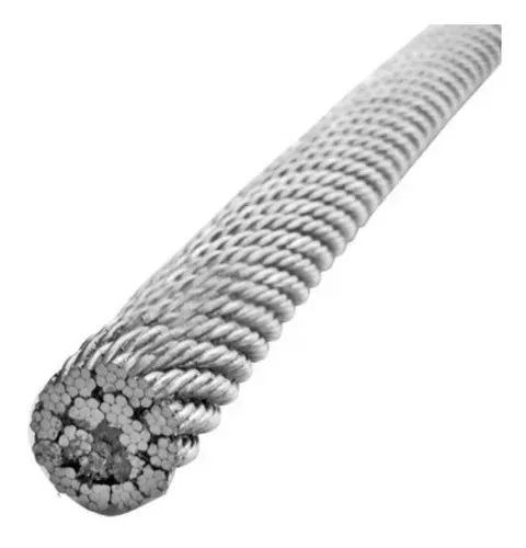 CABLE DE ACERO GALVANIZADO 7X19 HILOS 3/16 FIERO (TRUPER) 44212