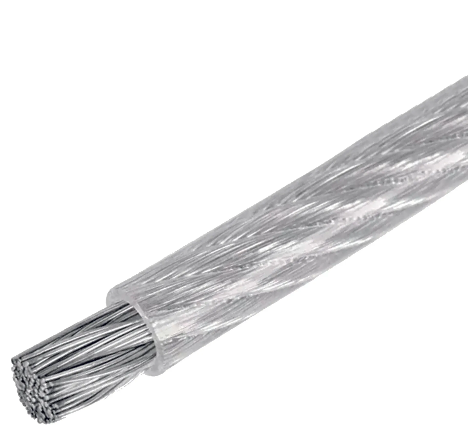CABLE DE ACERO GALV RECUBIERTO DE PCV 7X19 HILOS 1/8 FIERO (TRUPER) 44225