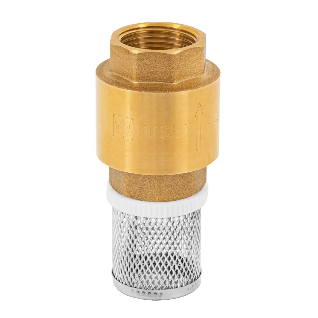VALVULA DE PIE (PICHANCHA) REJILLA DE ACERO INOXIDABLE 3/4" FOSET (TRUPER) 49055