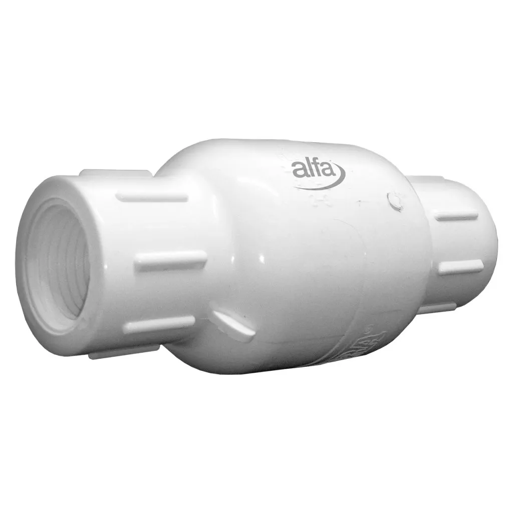 VALVULA CHECK PVC RESORTE LISA 1/2" ERA CR12E