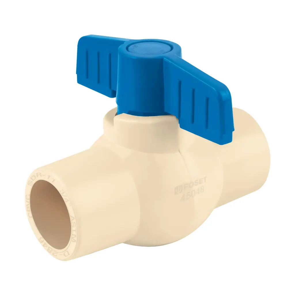 VALVULA DE ESFERA LISA DE CPVC 3/4" 45048