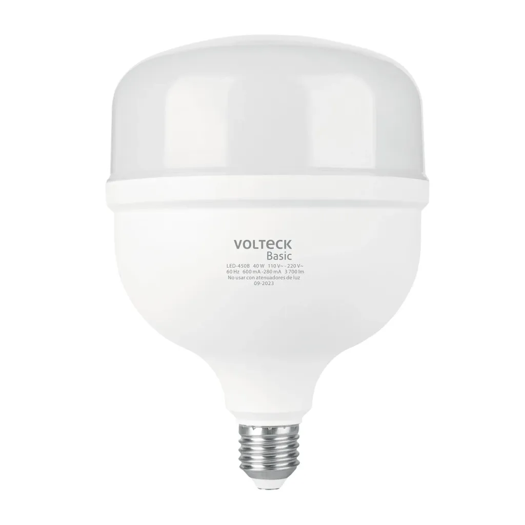 [28209] LÁMPARA LED ALTA POTENCIA 40W (EQUIV. 400W) LUZ DE DÍA VOLTECK BASIC (TRUPER) 28209