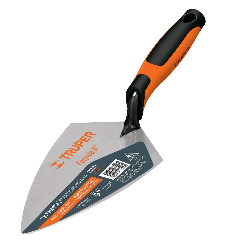 [11231] CUCHARA PARA ALBAÑIL 9' FORJADA TIPO FILADELFIA, MGO COMFORT TRUPER 11231