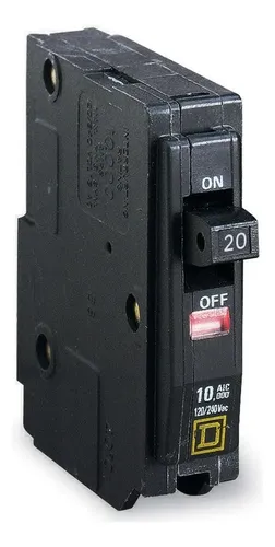 [PSD20] PASTILLA SQUARE D 2OA 1 POLO (INTERRUPTOR TERMOMAGNETICO) PROMER PSD20