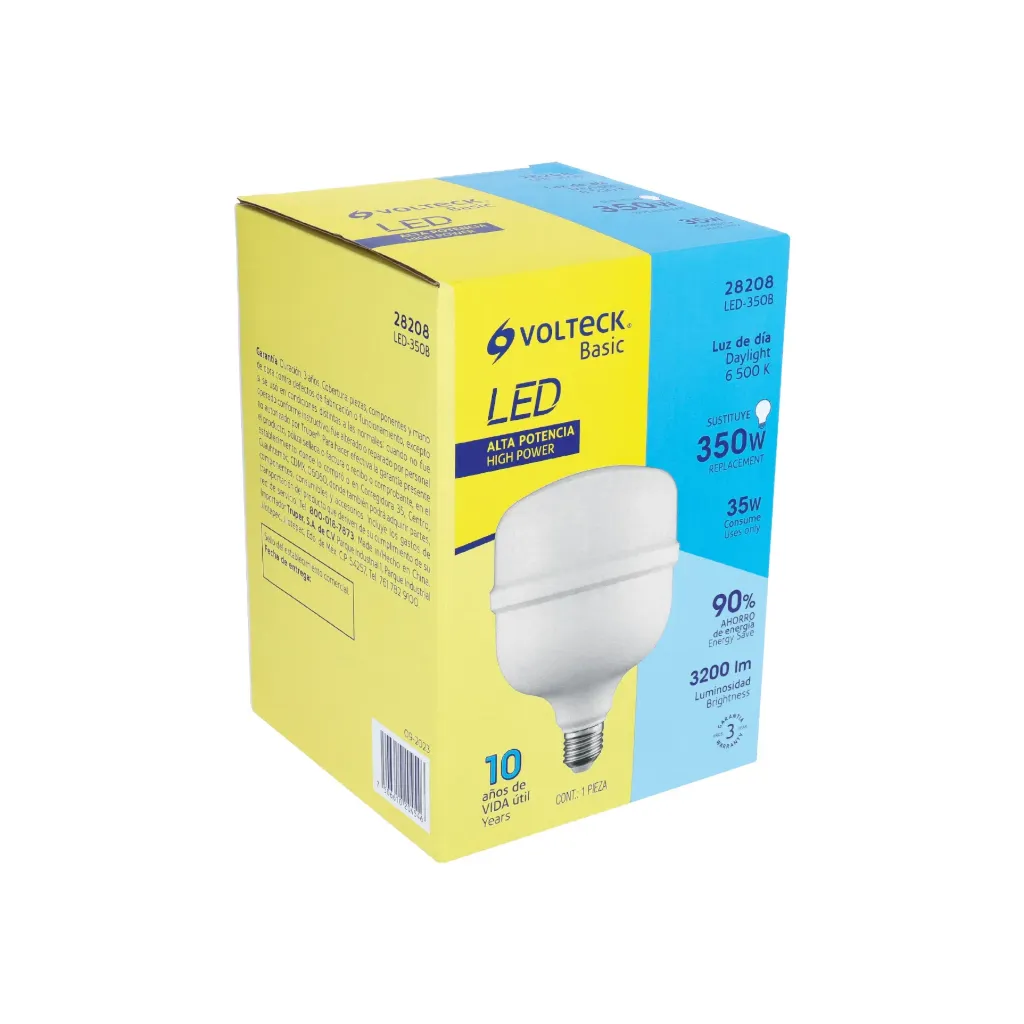 [28208] LÁMPARA LED ALTA POTENCIA 35W (300W) LUZ DE DÍA, VOLTECK BASIC (TRUPER) 28208