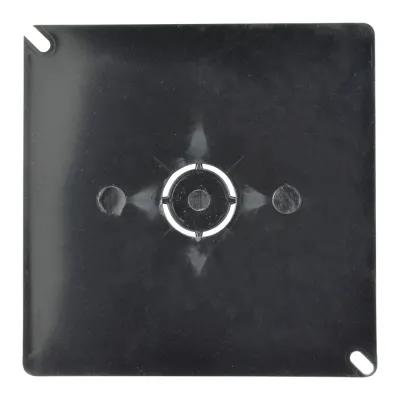 [14TAPAEL002SM] TAPA CUADRADA PLASTICA 4" NEGRA PARA CAJA GIMBEL 14TAPAEL002SM