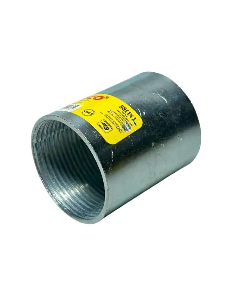 COPLE CONDUIT 1/2" CON ROSCA PARED GRUESA E/AMARILLA CCR12