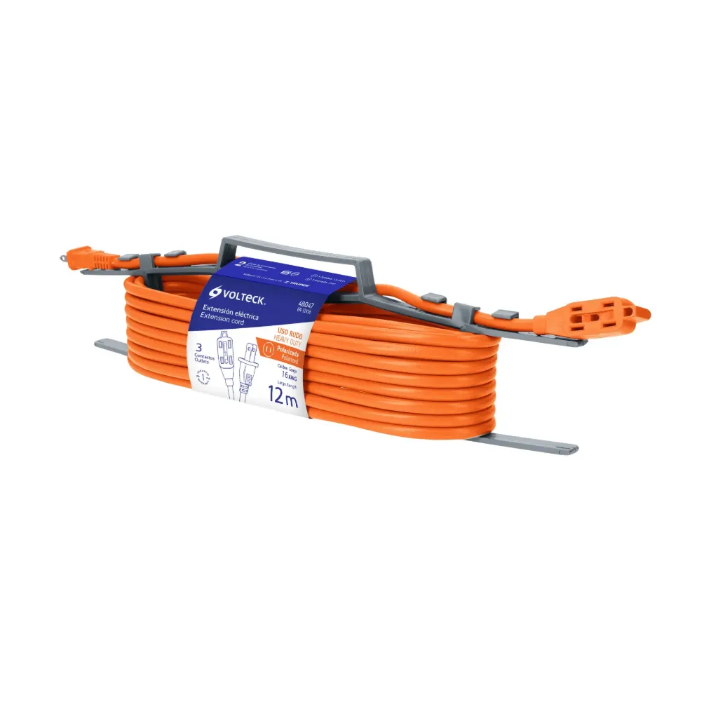 [48047] EXTENSION ELECTRICA USO RUDO 12M VOLTECK (TRUPER) 48047