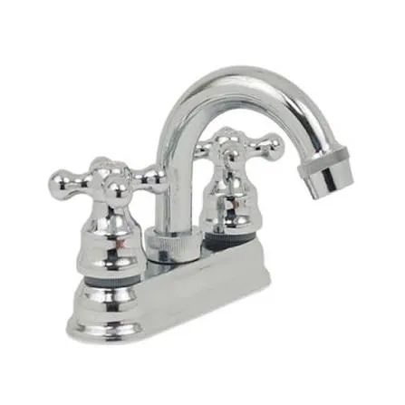MEZLADORA P/LAVABO DE ABS MAN.CRUCETA ACA.CROMO FONTANERY (RUGO) MOD:21072
