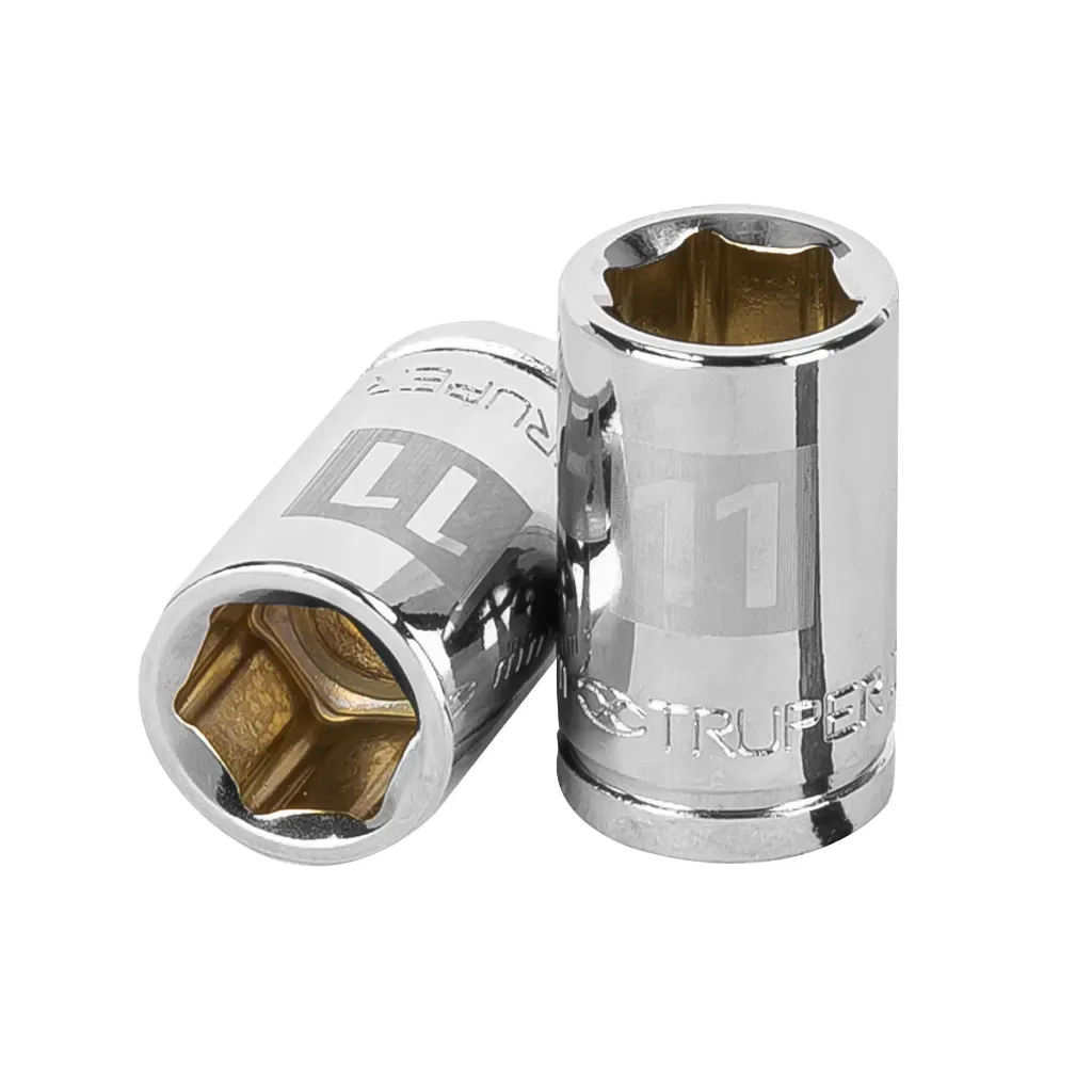DADO DE 6 PUNTAS 3/8 MED 11MM TRUPER 13675