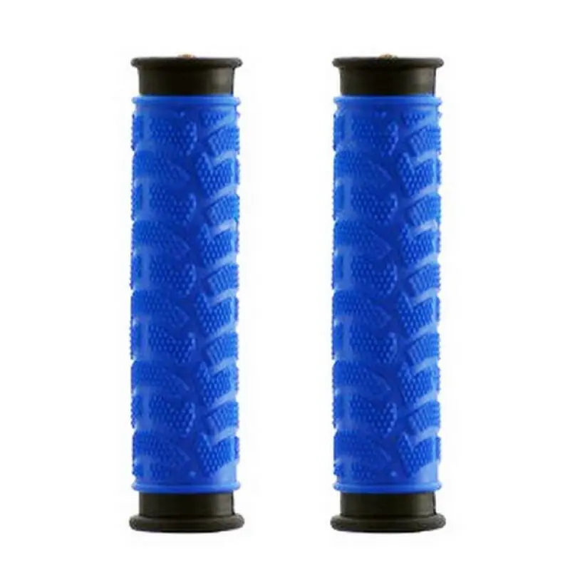PUÑO MTB HUALONG HIKARI G49 PUNTAS NEGRAS C/AZUL NAHEL HLG49