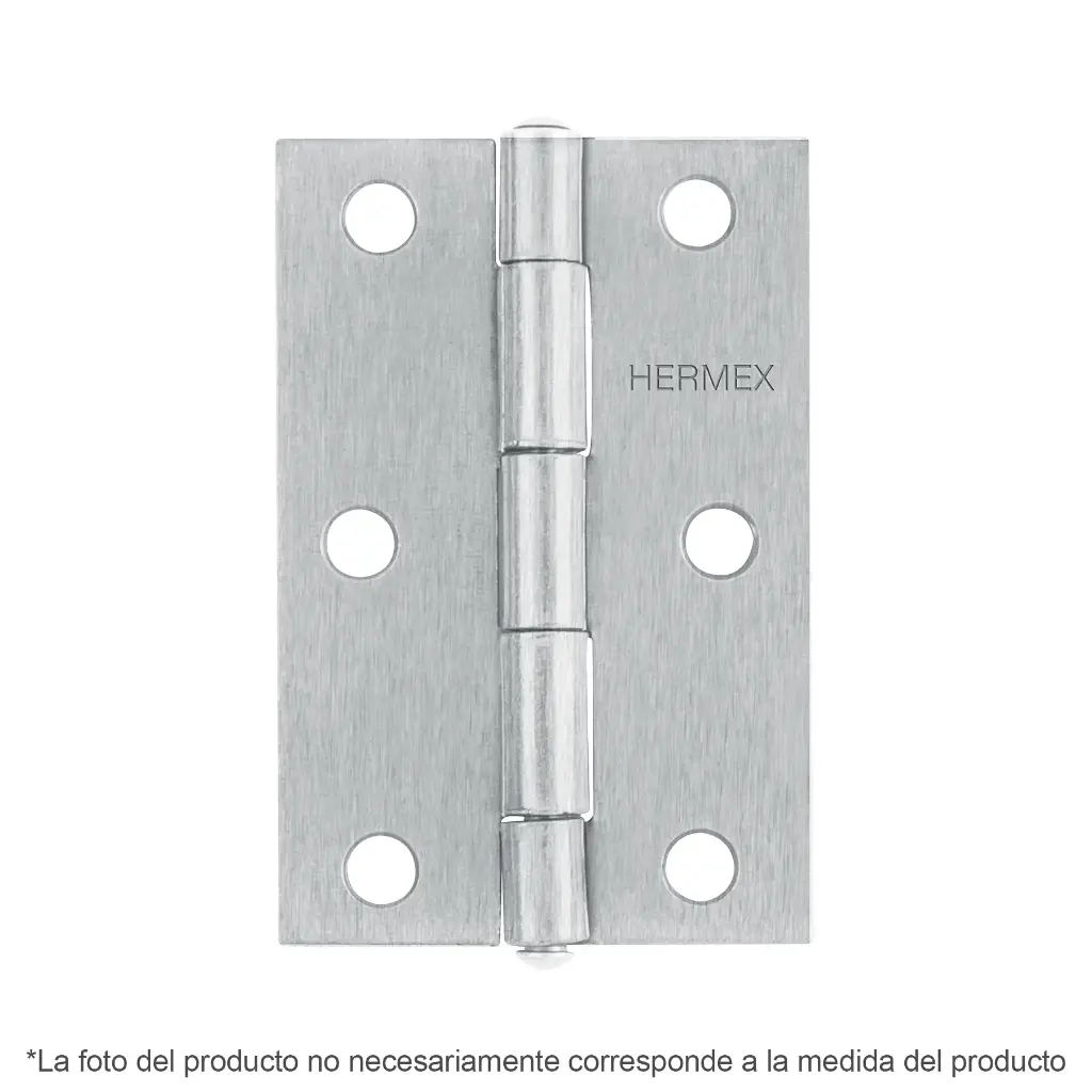 BISAGRA 1X7/8" ACERO PULIDO HERMEX 43185