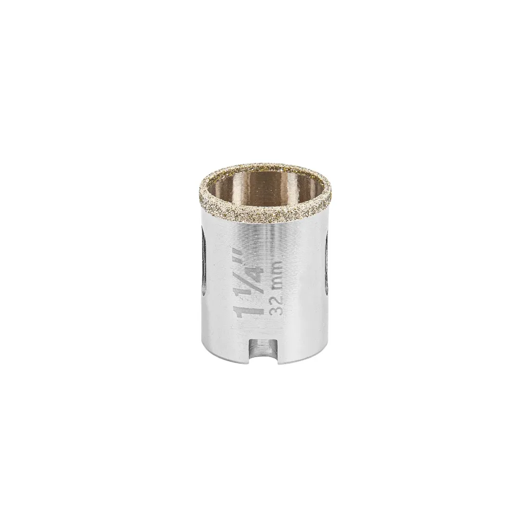 BROCASIERRA DIAMANTE BORDE CONTINUO CON ROSCA MANDRIL 3/8 - 2 1/8" 17133 TRUPER
