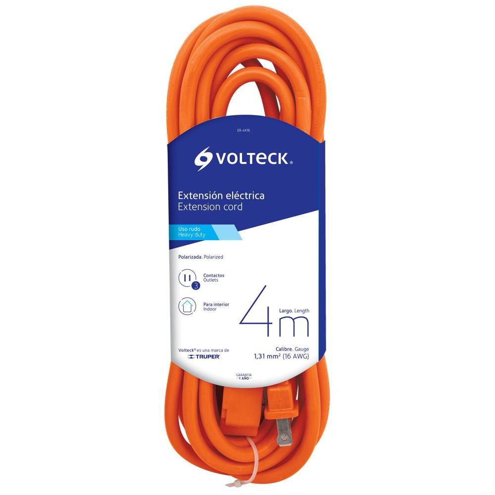 [48043] EXTENSION ELECTRICA USO RUDO 4M VOLTECK (TRUPER) 48043