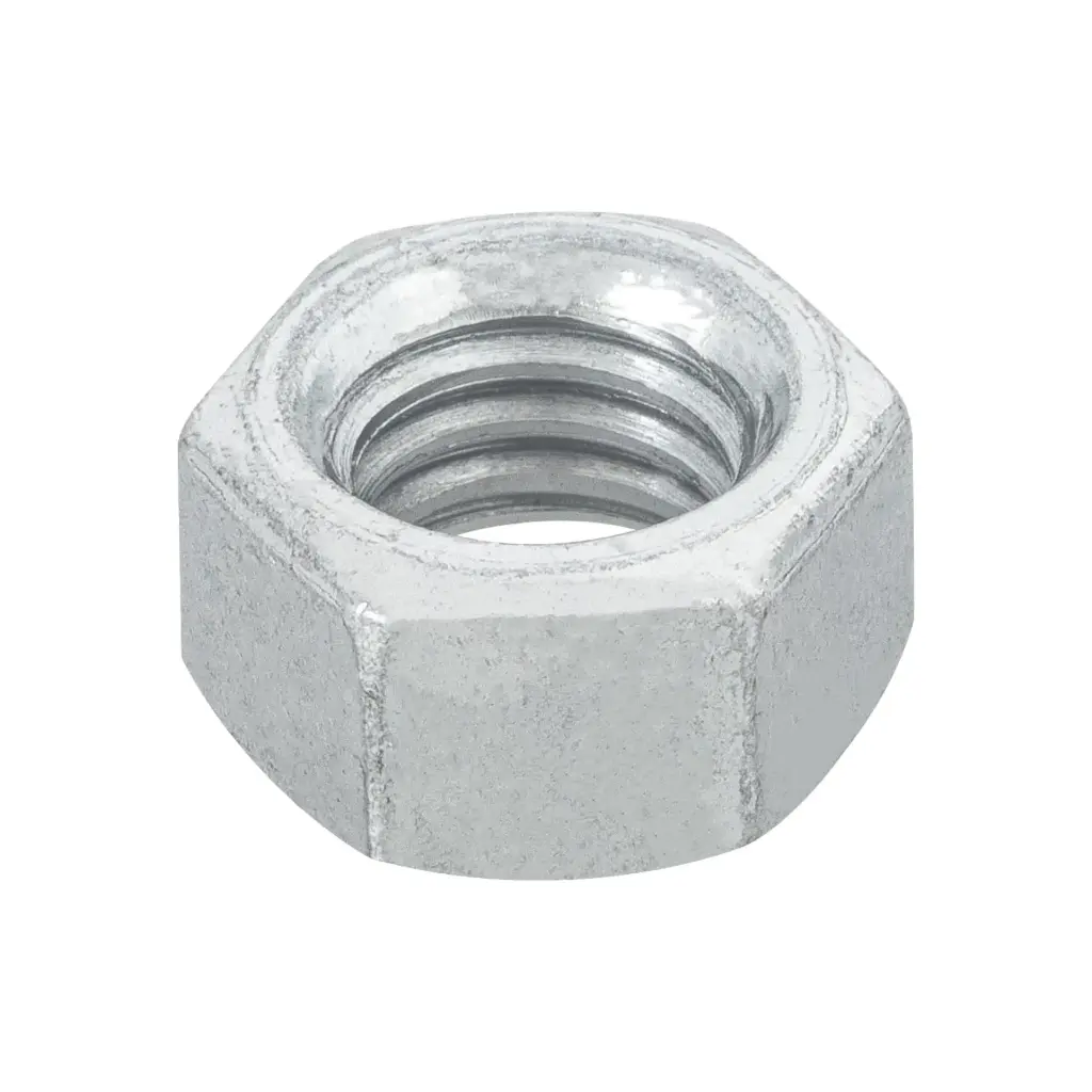 Bolsa con 100 tuercas 3/8' hexagonales de acero galvanizado FIERO TRUPER 44550