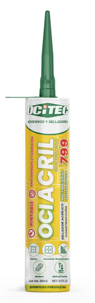 [799] SELLADOR ACRILICO BLANCO TUBO 280ML OCI 799