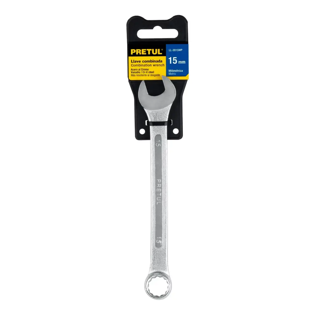 [21909] LLAVE COMBINADA MILIMETRICA 15MM PRETUL (TRUPER) 21909