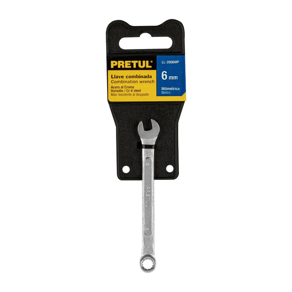 [21900] LLAVE COMBINADA MILIMETRICA 6MM PRETUL (TRUPER) 21900