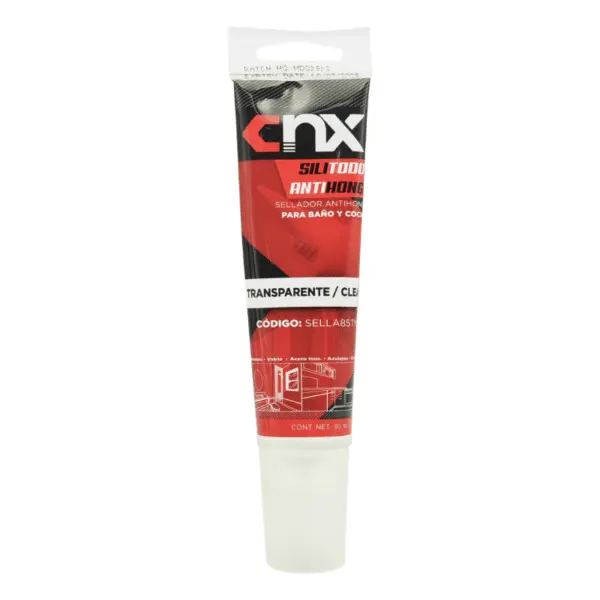 [SELLA85TM] SILICON BAÑOS Y COCINAS TRANSPARENTE 85ML CNX SELLA85TM