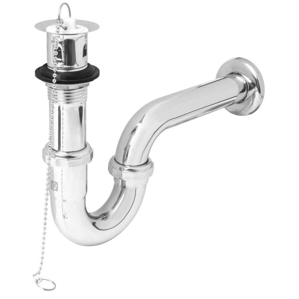 [49335] CESPOL DE LATON PARA LAVABO CON TAPON Y CADENA CE-207 FOSET  49335