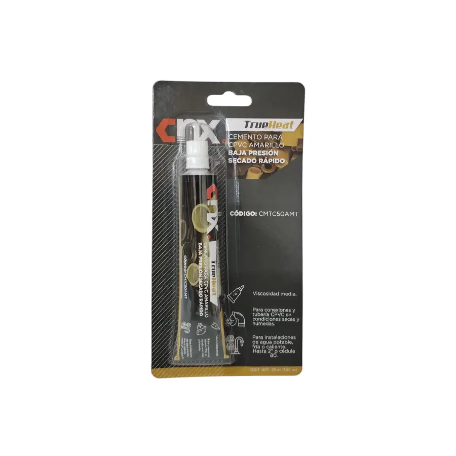 [CMTC50AMT] CEMENTO P/ CPVC AGUA CALIENTE BLISTER CNX CMTC50AMT