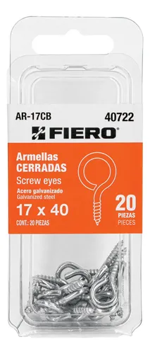 [40722] BLISTER CON 20 ARMELLAS CERRADAS DE 17 x 40, FIERO (TRUPER) 40722