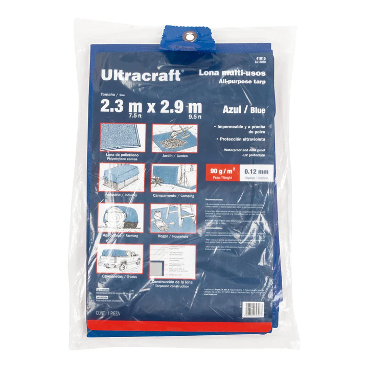 [41915] LONA 2.3X2.9M AZUL ULTRACRAFT (TRUPER) 41915