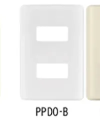 [27223] PLACA 2 MODULOS DE ABS, BLANCA, VOLTECK BASIC (TRUPER) 27223