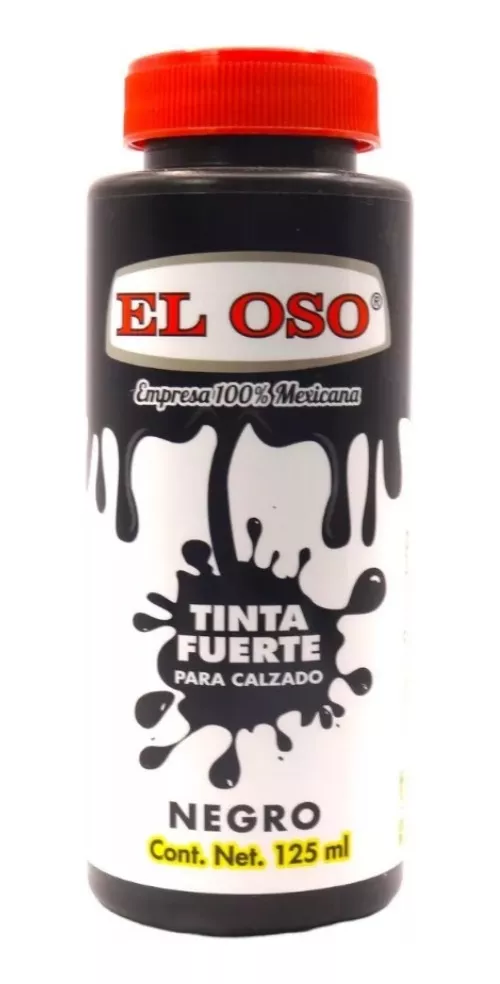 [7549R4] TINTA FUERTE PARA CALZADO NEGRO EL OSO 7549R4
