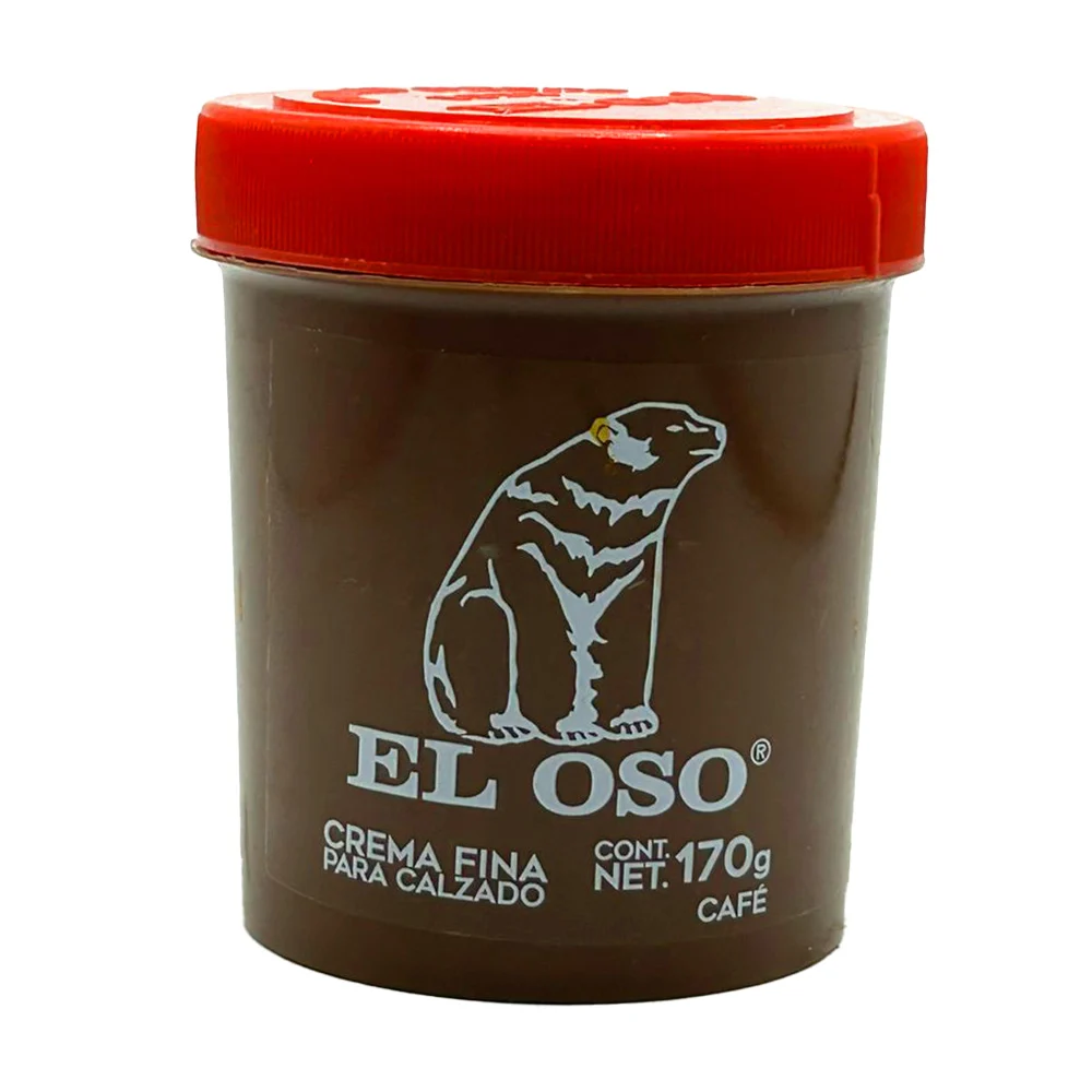 [6004R8] CREMA FINA PARA CALZADO EL OSO COLOR CAFE 6004R8