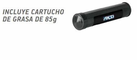 [131624] CARTUCHO DE REPUESTO PARA INYECTOR DE GRASA MINI 85GR AKSI 131624