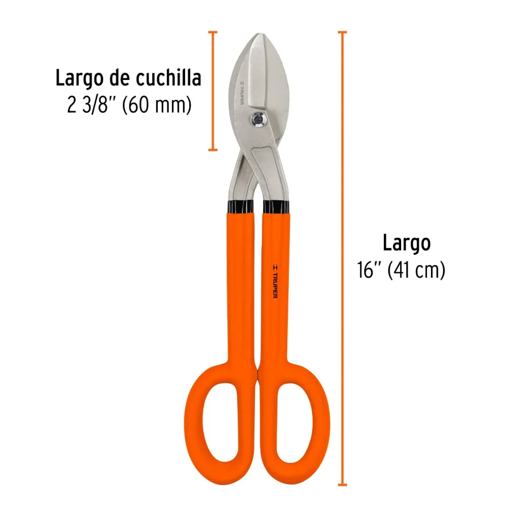 [18522] TIJERA PARA HOJALATERO 16" TRUPER 18522