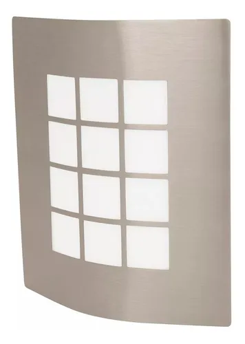 [47390] ARBOTANTE EXTERIOR DECORATIVO CUERPO ACERO INOX. LAMPARA NO INCLUIDA, VOLTECK (TRUPER) 47390