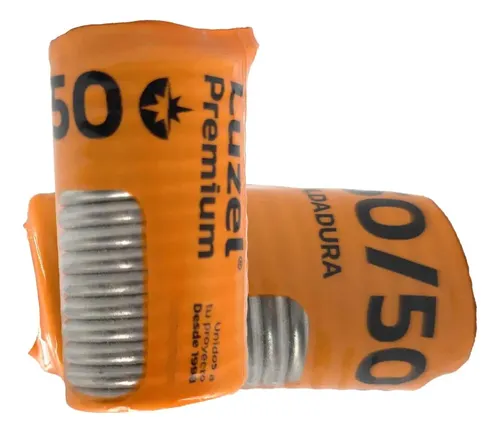 SOLDADURA ESTAÑO 50/50 LUZEL PREMIUM NARANJA (1 mtro)