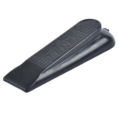 [TPCHN] TOPE PARA PUERTA TIPO CUÑA DE HULE NEGRO TPCHN