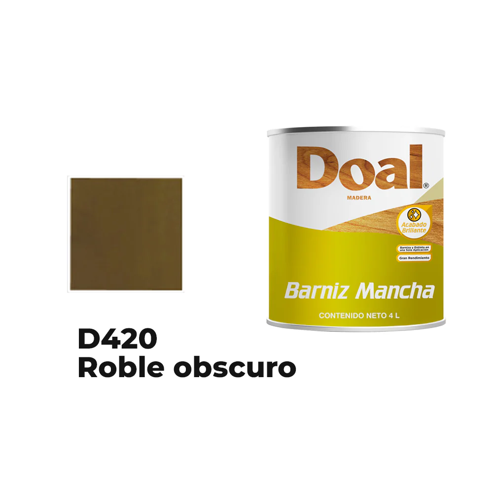 BARNIZ MANCHA DOAL 1L ROBLE OBSCURO 420
