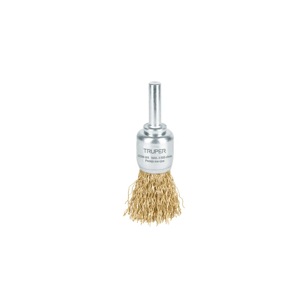 [11593] CARDA DE COPA 3/4" ALAMBRE GRUESO PARA TALADRO, TRUPER 11593