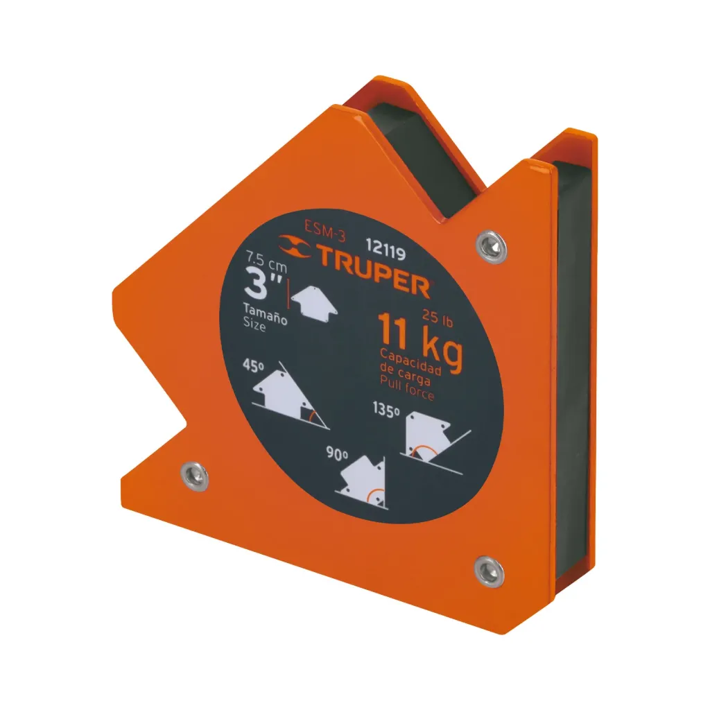 ESCUADRA MAGNETICA 11KG 3" TRUPER 12119