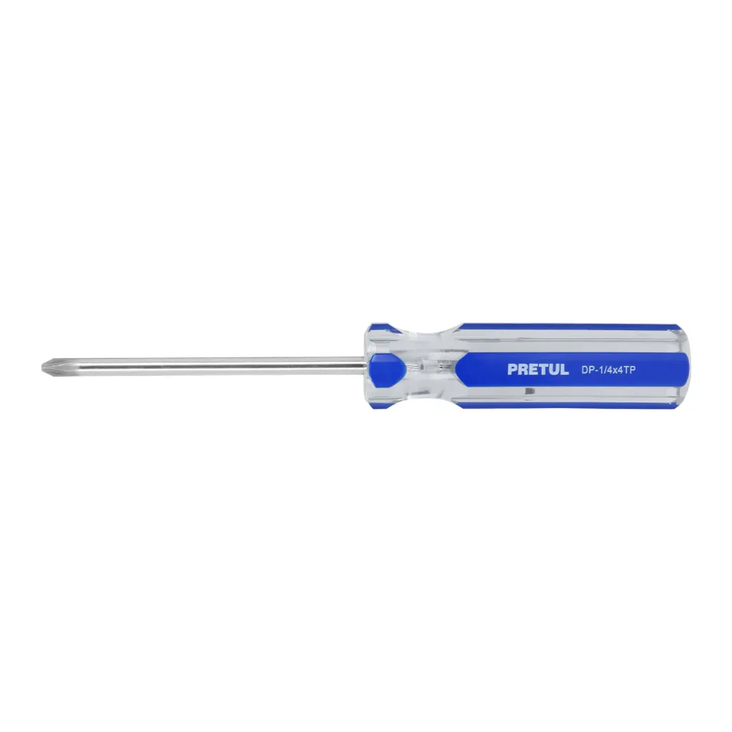 DESARMADOR CRUZ M/PVC 1/4X4 PRETUL (TRUPER) 21474