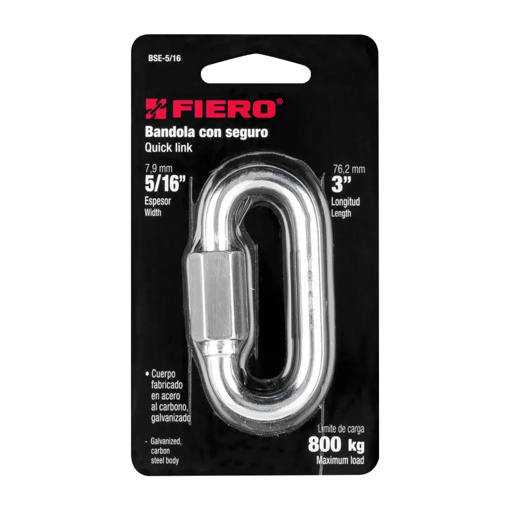 [44023] BANDOLA CON SEGURO 5/16" FIERO (TRUPER) 44023