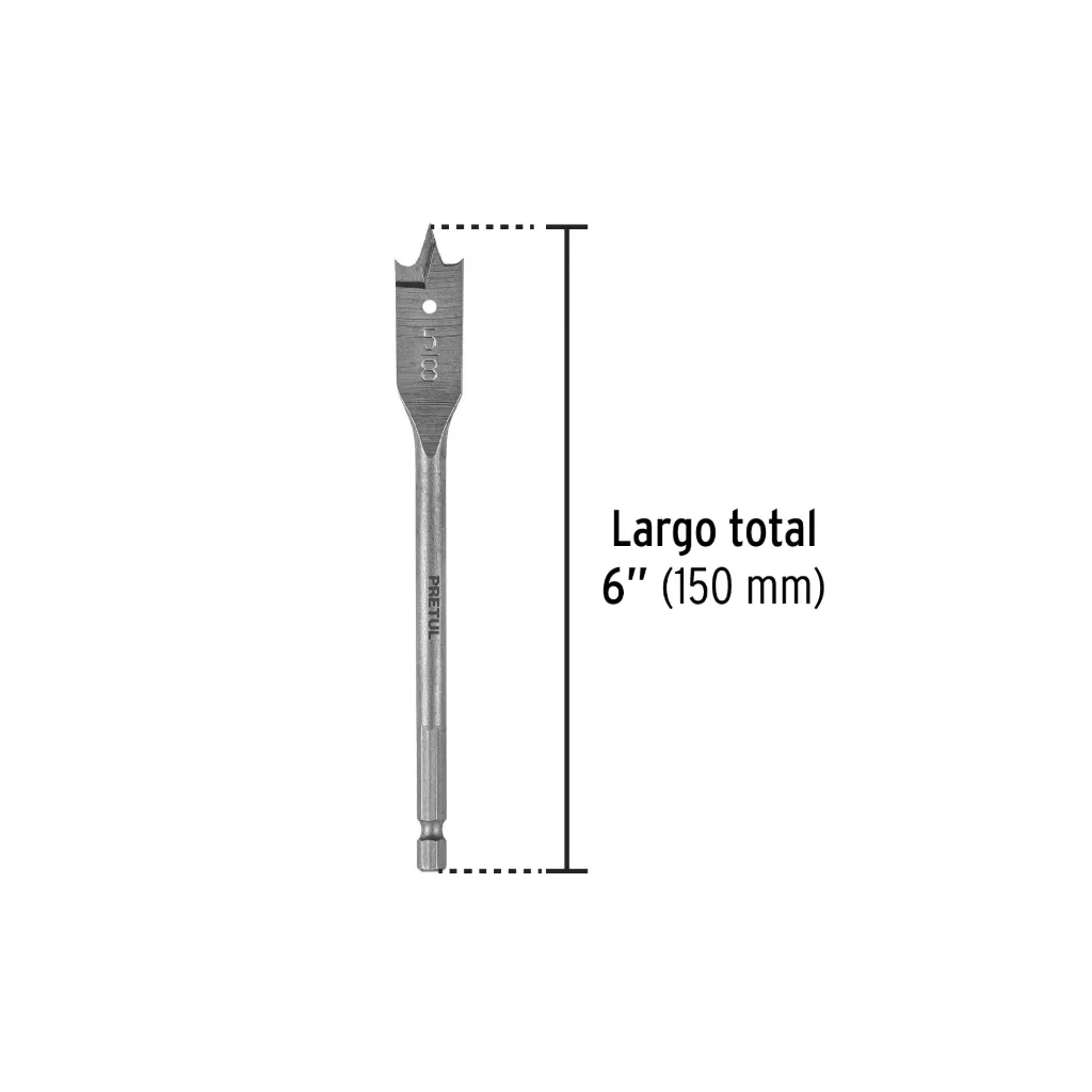 [28101] BROCA PLANA 5/8" PARA MADERA, PRETUL (TRUPER)28101